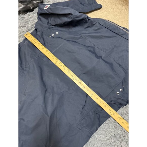 Mini Womens XL Navy Jacket With Neon Hood & Union Jack Lining - Picture 6 of 9